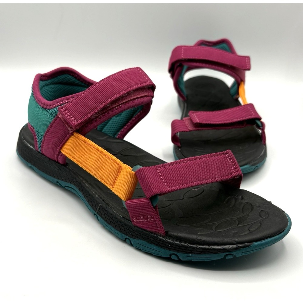 MERRELL Kahuna Sandals Women's Size 7 Pink Orange Teal Outdoor Shoes